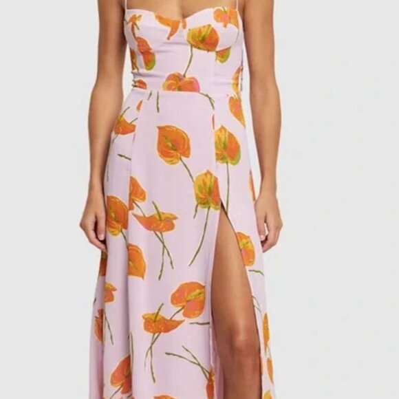 NWT - Reformation Juliette Dress - Luciana Lilac - Brand New with Tags